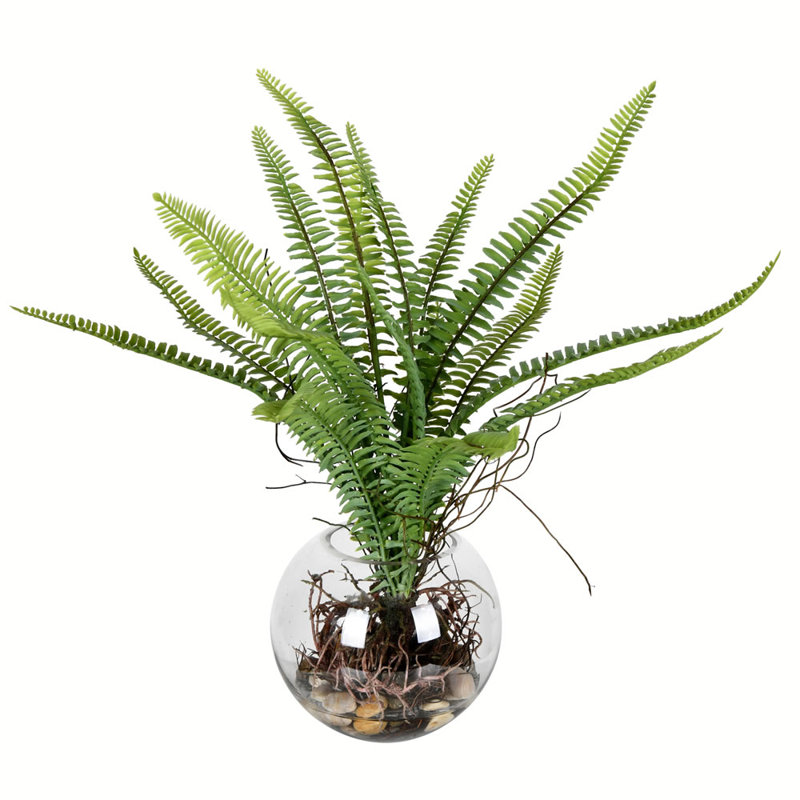 Fougère artificielle en pot