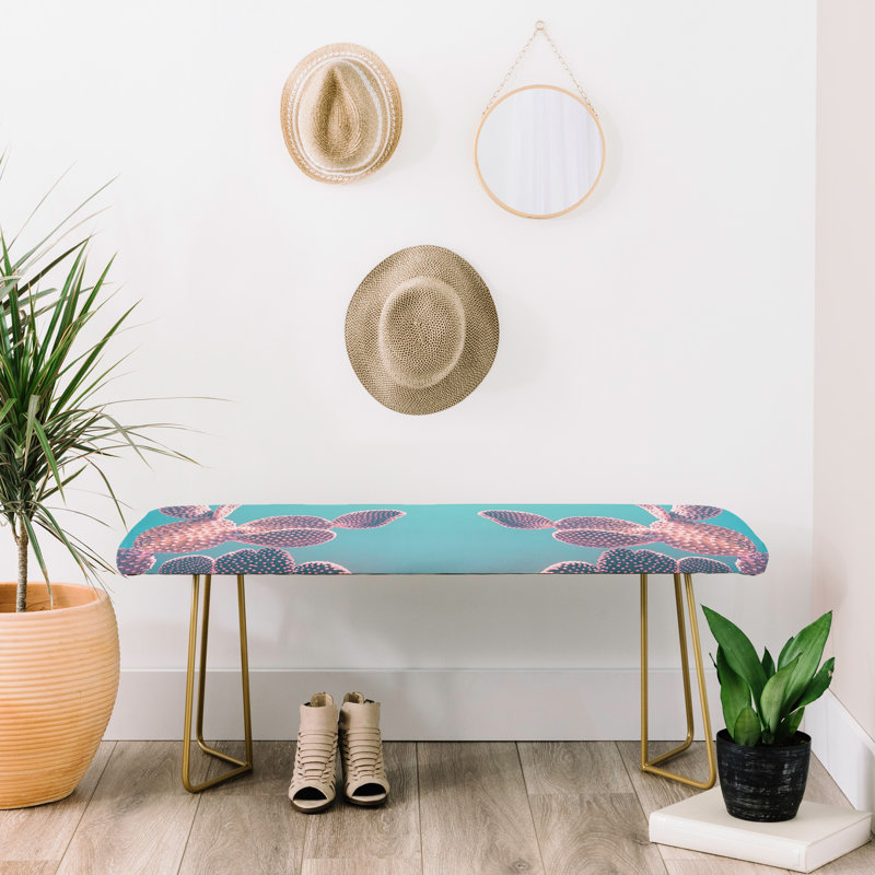 Banc rembourré de cactus emanuela carratoni