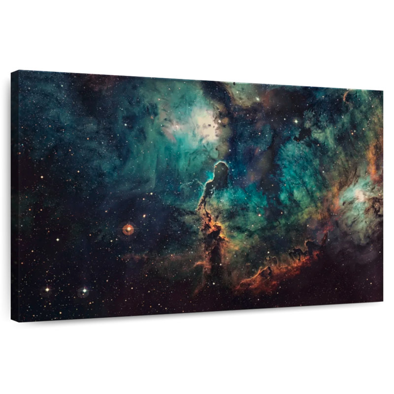 Vue d'Oberle de la nébuleuse de l'étoile brillante, H 32 po x l 48 po