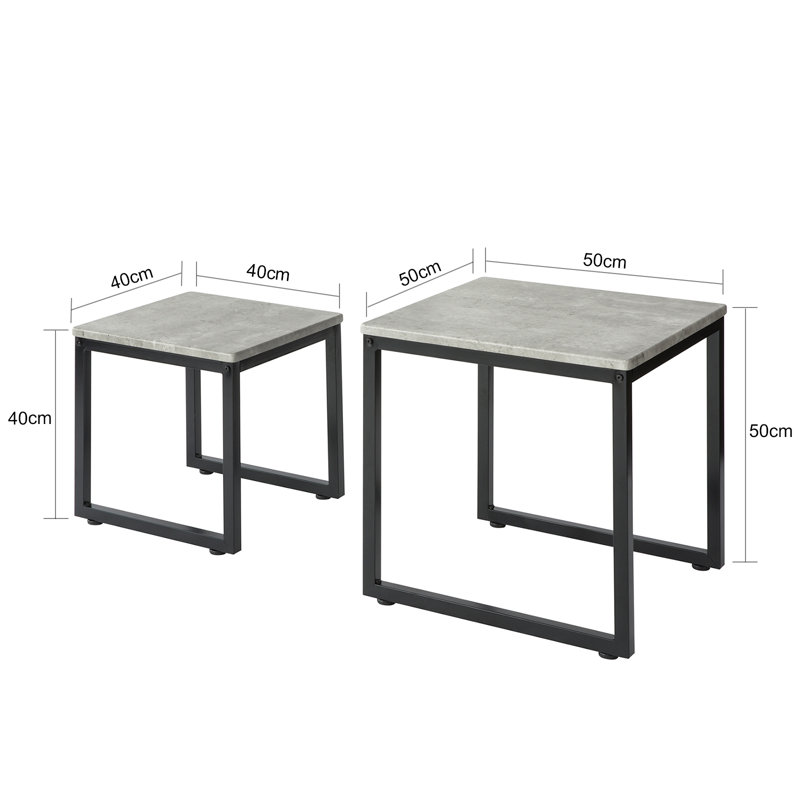 Caegan 2 Piece Nest of Tables