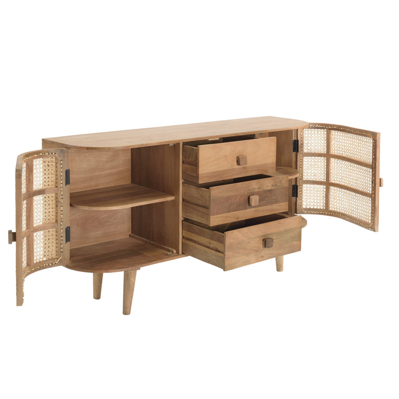 Boothville 160 Cm Wide 3 Drawer Sideboard