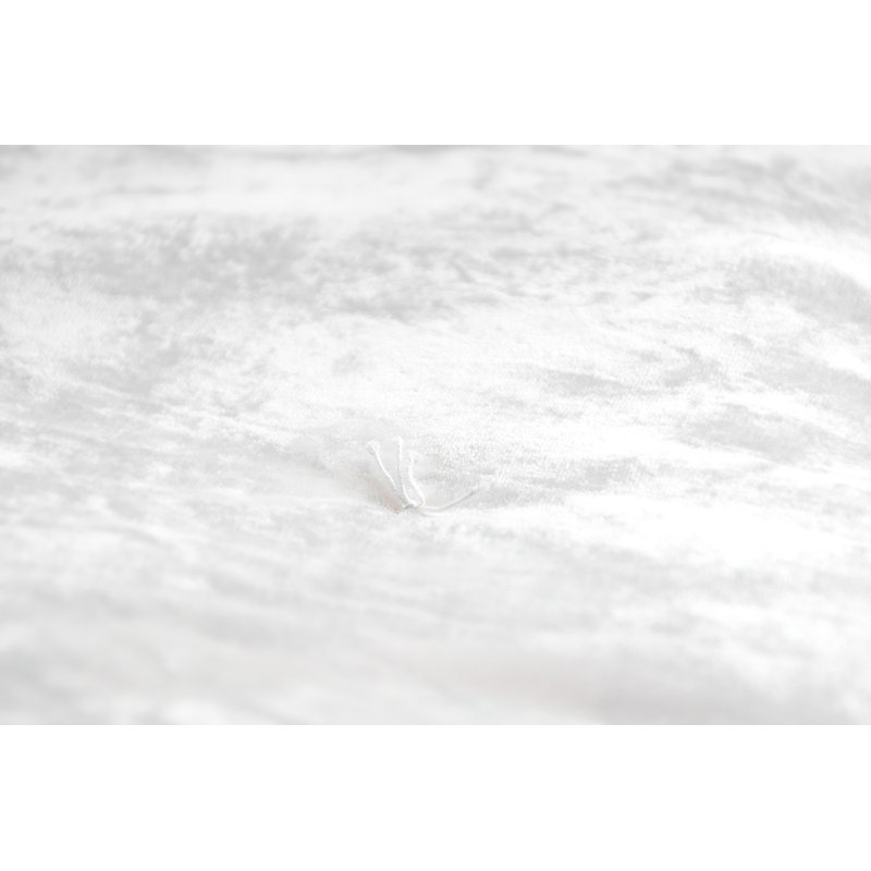 Dip Dye Hand Woven Throw Blanket, 50" W x 70" L, White