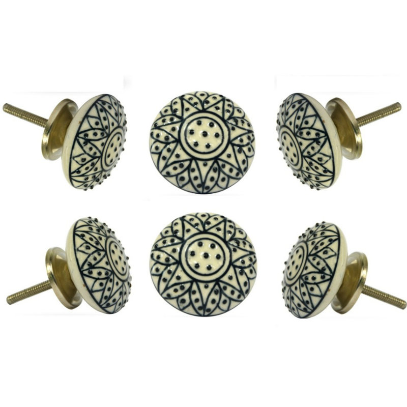 Cliftonville Oversized 2" Diameter Mushroom Knob Multipack