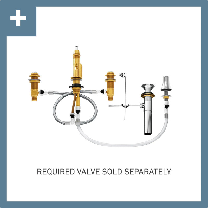Eva Double Handle Vertical Spray Bidet Faucet, Brushed Nickel
