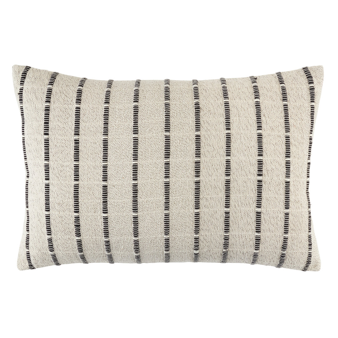 Woven Stripe Design Lumbar Pillow Saro