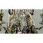 Renaissance 12 Light 56in x 34in Linear Chandelier in Antique Silver with Clear Heritage Handcut Crystals-1880195525