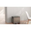Dual Trash Can, 2 x 15 Litre Garbage Can with Soft Close Lid-108741447