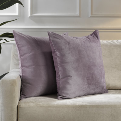 Housses de coussin rectangulaires en velours mat