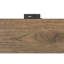Table de chevet Ginie avec 2 ports USB, 3 tiroirs, chêne brun rustique noir