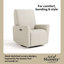 Fauteuil oscillant inclinable électrique de luxe Santorini-112882164