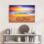 Art mural personnalisé sur toile Sunset Beach Heart-727764217-728742968
