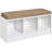 Cubeicals 3-Cube Storage Bench, White-501111510