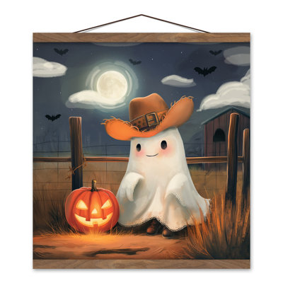 Cowboo Farm Hanging Print on Canvas