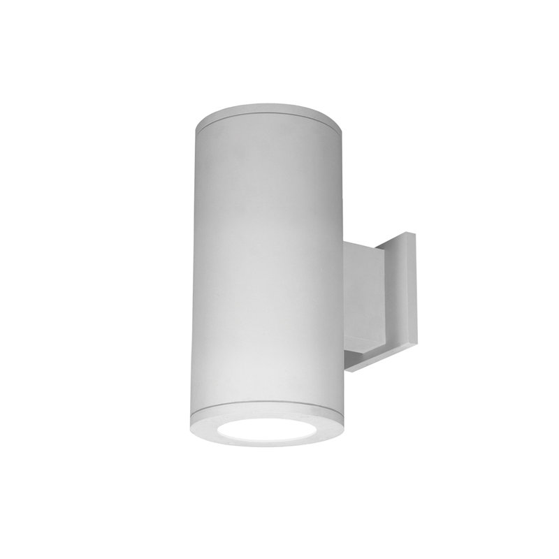 Applique à bras extérieur à del Tube, 5", Blanc
