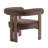 Upholstered Round Arm Accent Chair-45783807