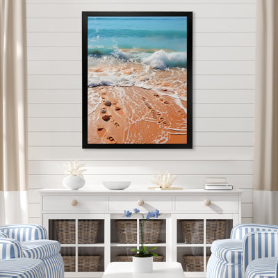 Eavan " Beach Footprints In The "