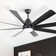 72-Inch 8-ABS Blade Large Space Modern Black Ceiling Fan Light With Lighting, Remote Control Adjustment, And Timing Function