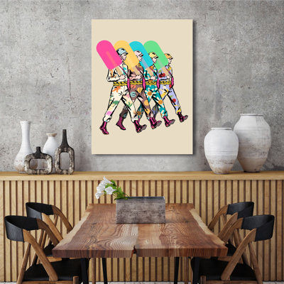 No War Army by Steven Hill - Wrapped Canvas Print
