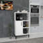 Sanimas Kitchen Cabinet With Shelves - White