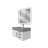 Modern 36" Wall-Mounted Single Bathroom Vanity Set with Mirror-83099330-83099335-83099336