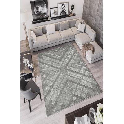 Tapis écologique, 100% polyester, 31,5 po x 47,2 po | 650 po / m², hauteur de poils de 0,16 po | Pois antibactérien antidérapant en PVC | Lavable à la machine, parfait pour le salon et la chambre à coucher