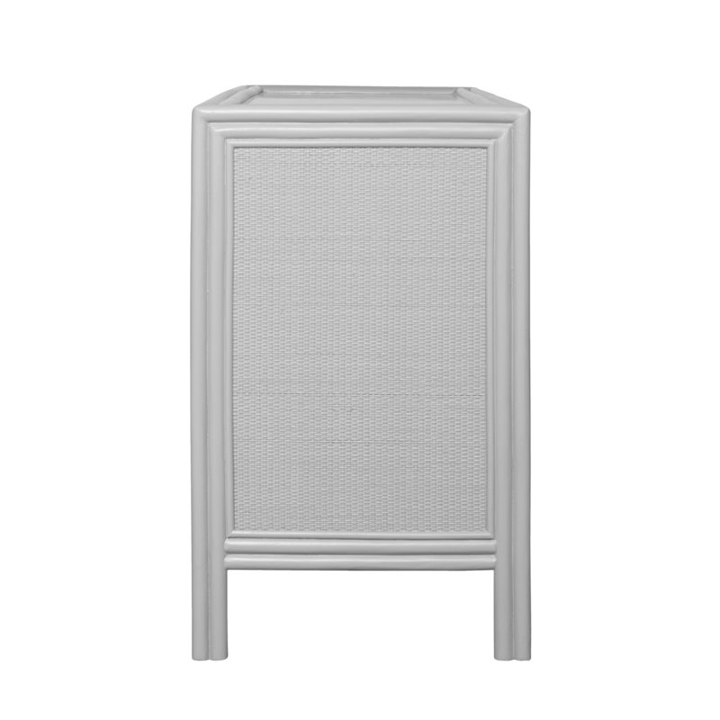 Aruba 6 - Drawer Dresser, Light Gray