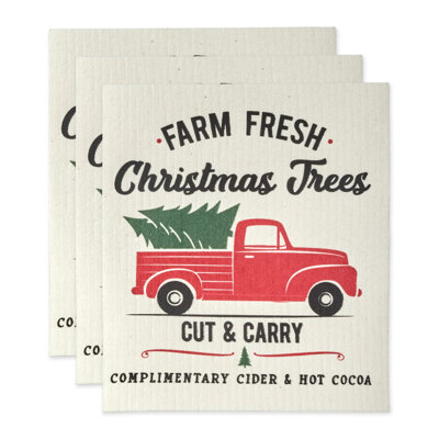 Torchon de Noël Truck