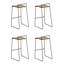 Tabouret de bar (ensemble de 4)