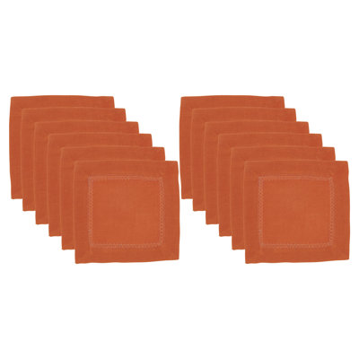 Rowles Hemstitched Border Dinner Napkin