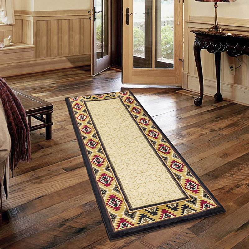 Tapis de couloir Rich Texture Southwest, Rectangulaire 2 pi x 3 pi
