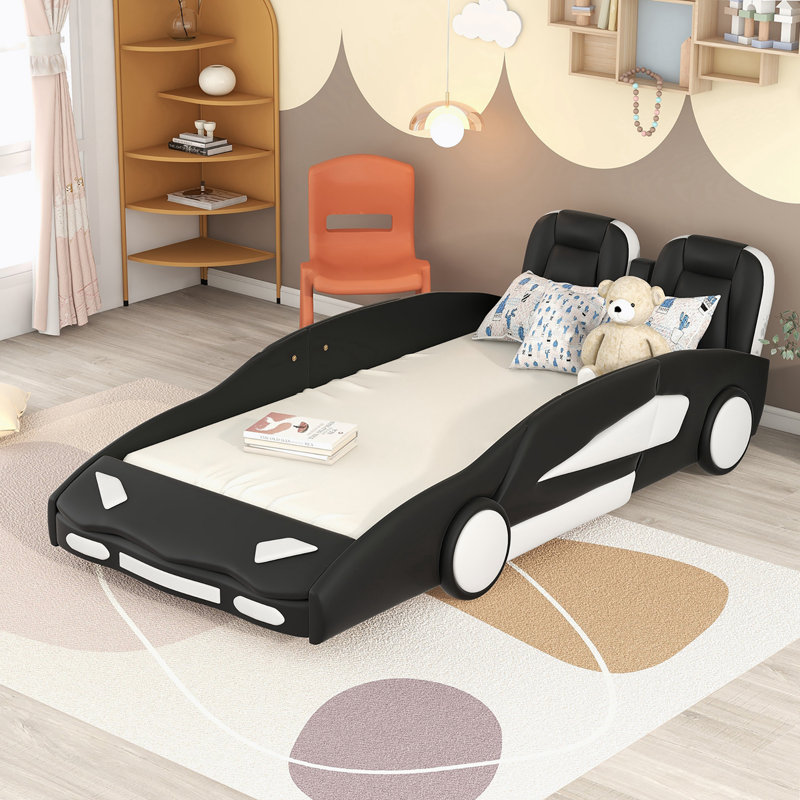 Aayah Kids Twin Platform, Black