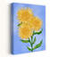 Sunny Sunflowers Abstract Sunflower Flower Nature Wall Art Print by Martina - Wrapped Canvas Print-1348045293