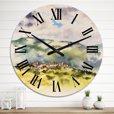Horloge murale surdimensionnée