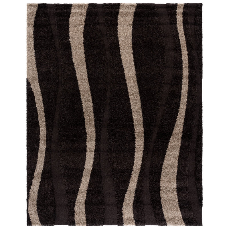 Angle Shag Performance Abstract Rug, Rectangle 8' x 10'
