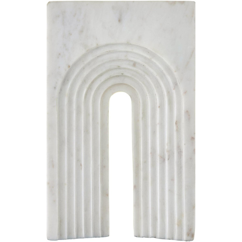 Rebia Decorative Sculpture, White