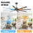 Indoor Ceiling Fan Without Light, With Remote Control-1308956464-1308956877