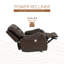Barrett Brown Power Reclining Chair
