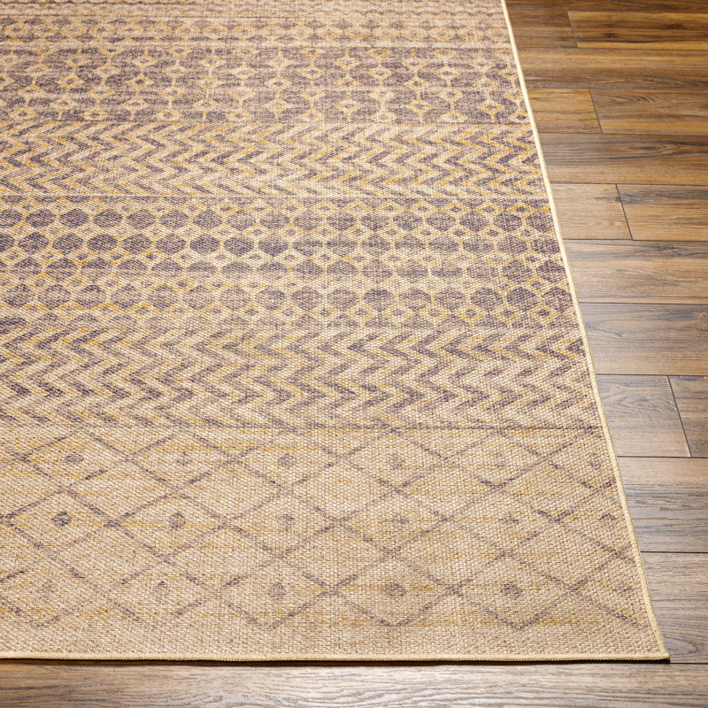 Elizabeth Moroccan Machine Washable Area Rug, Rectangle 3' x 5'