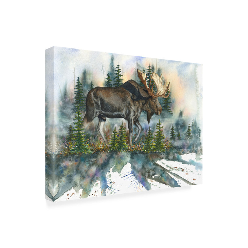 Art sur toile par Dave Bartholet, H 14 po x l 19 po