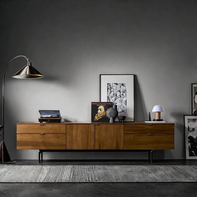 European style metal cabinet foot TV stand