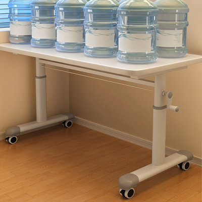 Adjustable Height Modular Iron Computer Desk