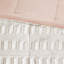 Couette blanche en fausse fourrure de vison pour lit simple/twin XL - Luxe avec rembourrage et revers doux en fourrure longue - Bordure de 5 cm