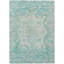 Tapis bleu sarcelle lavable à la machine intérieur / extérieur Xhevrie-1073936410