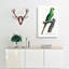 The Rose-Ringed Parakeet by F. Levaillant - Wrapped Canvas-55358705