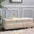 Contemporary Storage Bench In Beige With A Fashionable Look Stylish For Organizing And Enhancing Spaces-1694368481