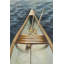 "Canoeing on the Lake" Lark Manor ™, impression d'art mural encadré et emmêlé - H 36 po x l 24 po - reproduction côtière de bateau rustique pour le salon, la cabane ou la maison du lac, cadre brun-445432140
