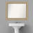Astor Champagne Bathroom Vanity Non-Beveled Wall Mirror-1829924785
