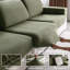 Polyester Box Cushion Sofa Slipcover