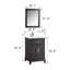 Ensemble de meuble-lavabo simple 30 po avec miroir Phoenix-92840981-265073934