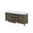 Rustic  Double Bath Vanity With Quartz Countertop